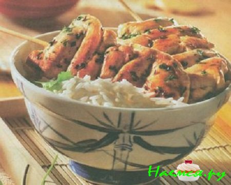 ШАШЛЫЧКИ ИЗ КУРИНОГО ФИЛЕ